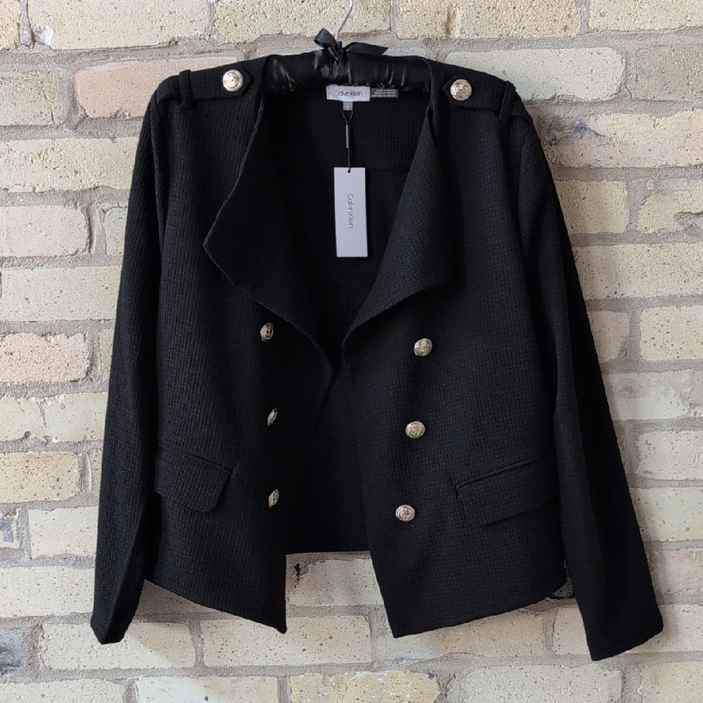 NWT Calvin Klein Black Women's Jacket